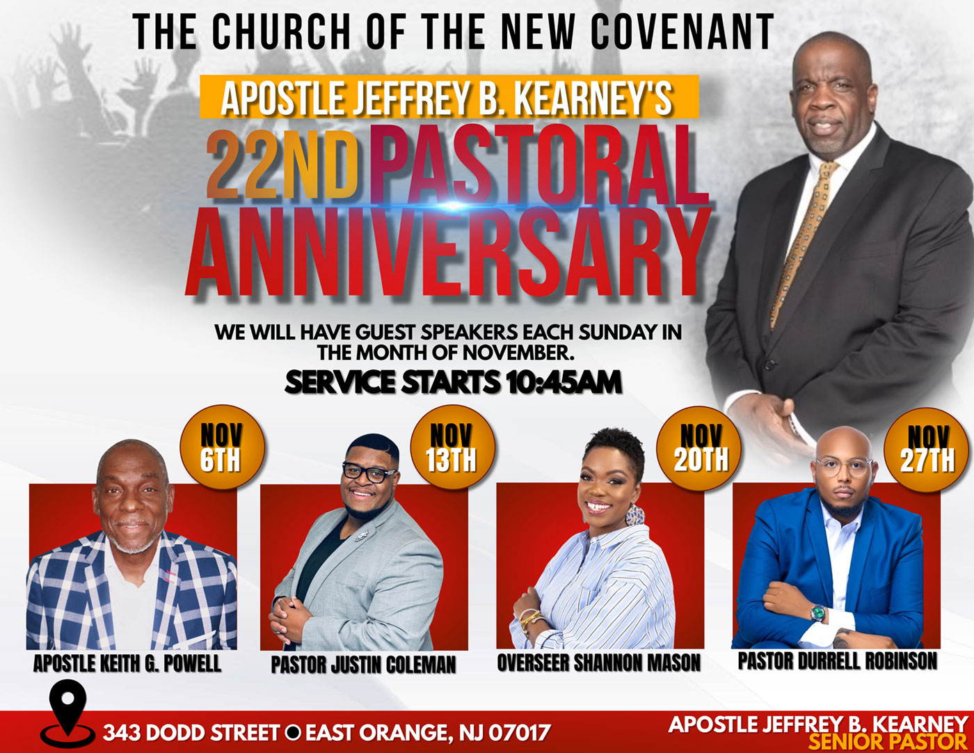 22nd Pastoral Anniversary